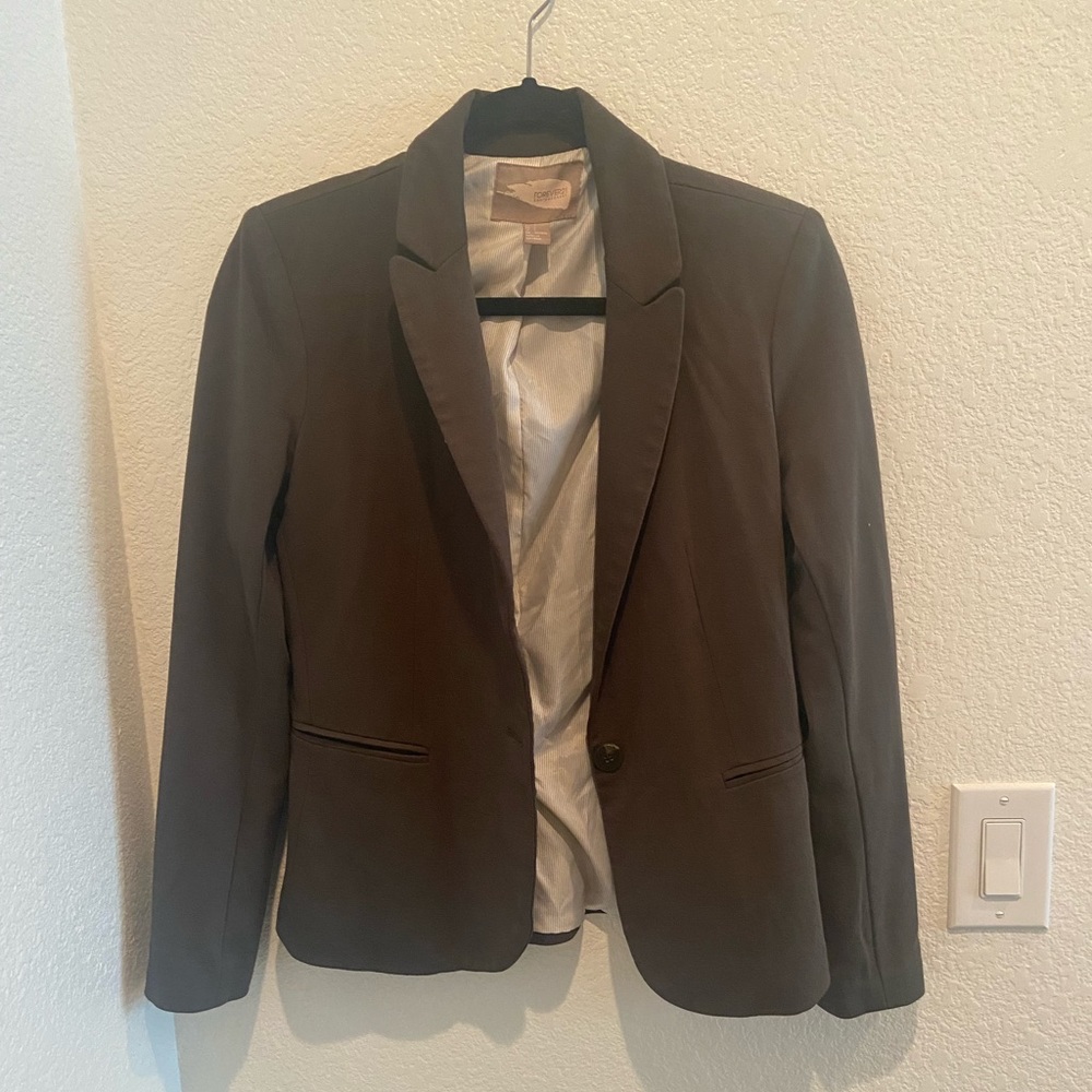 Olive green Forever 21 blazer Size: S